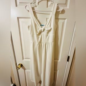 White Draper James midi-dress, SO comfortable! Size M.
